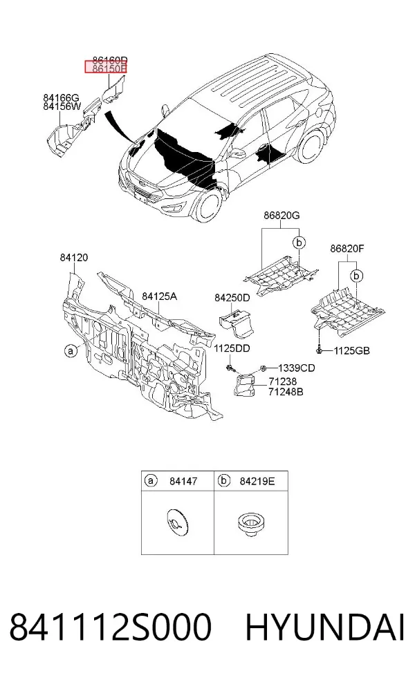 841112S000 Hyundai/Kia