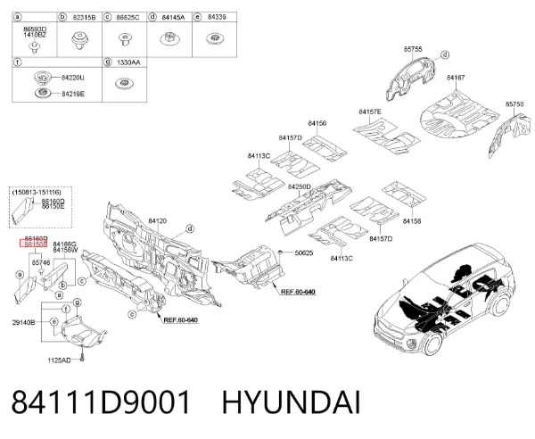  84111D9001 Hyundai/Kia