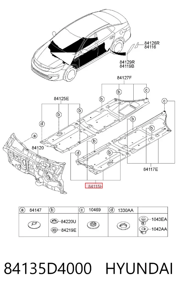  84135D4000 Hyundai/Kia