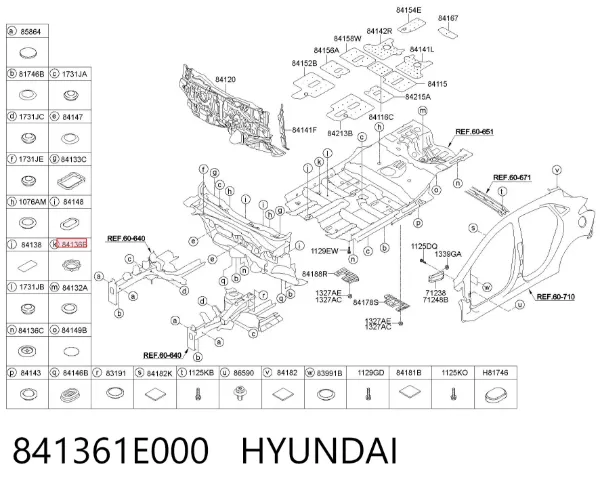  841361E000 Hyundai/Kia