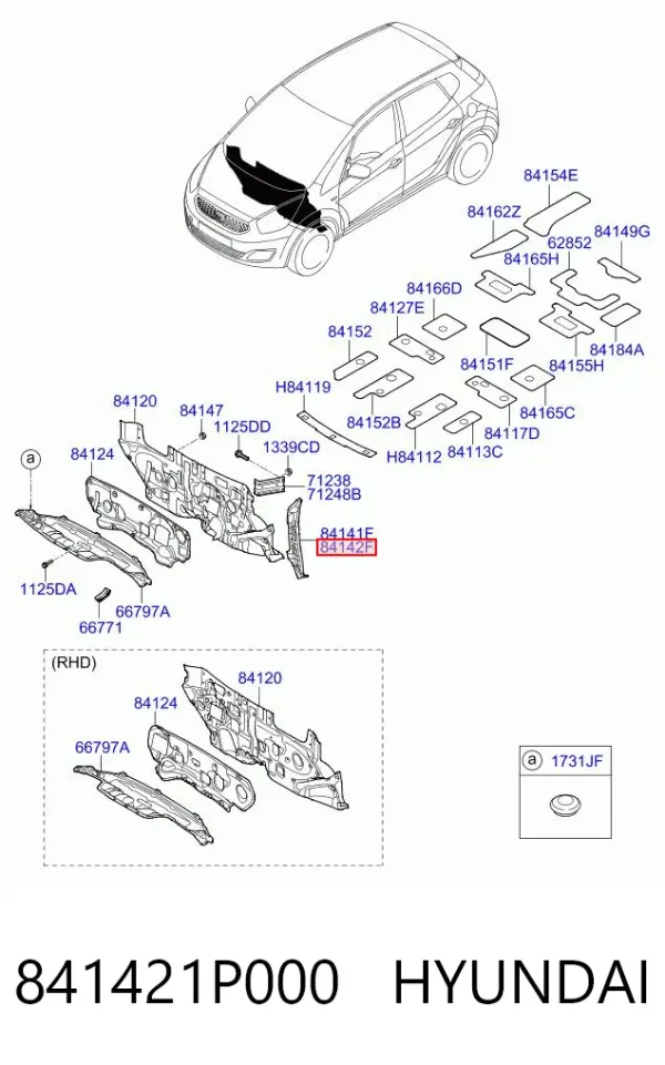  841421P000 Hyundai/Kia