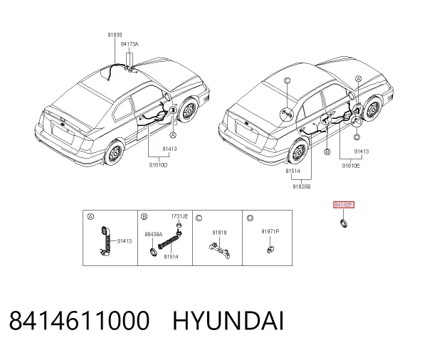  8414611000 Hyundai/Kia