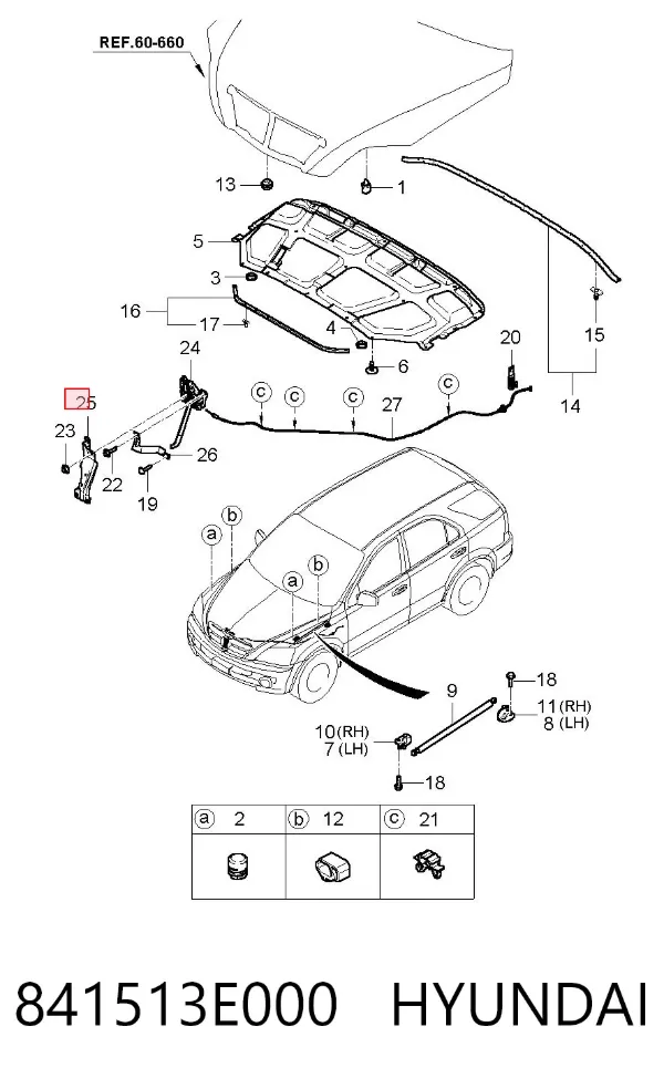  841513E000 Hyundai/Kia