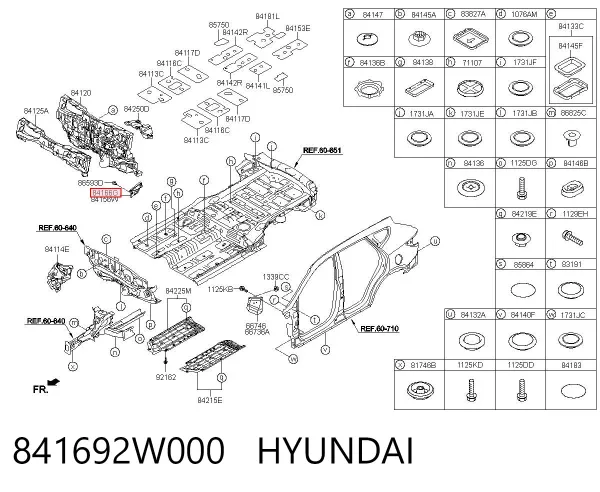  841692W000 Hyundai/Kia