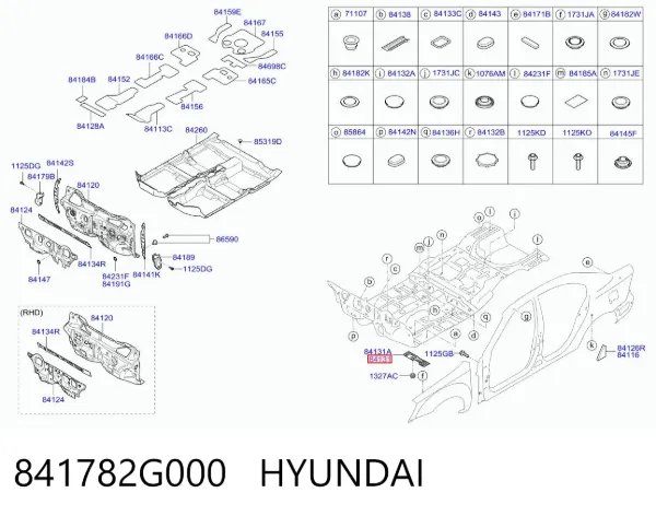  841782G000 Hyundai/Kia