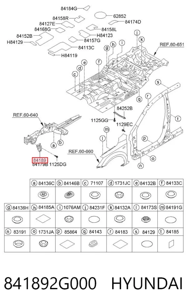  841892G000 Hyundai/Kia