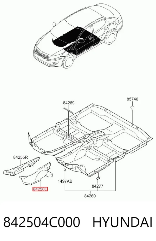  842504C000 Hyundai/Kia
