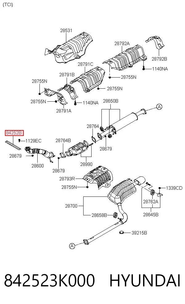  842523K000 Hyundai/Kia