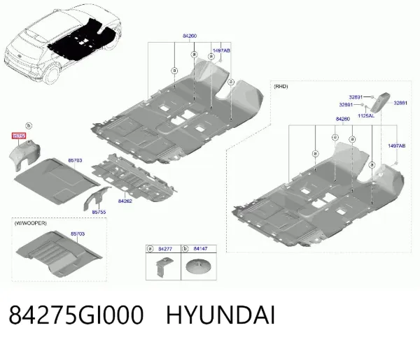  84275GI000 Hyundai/Kia