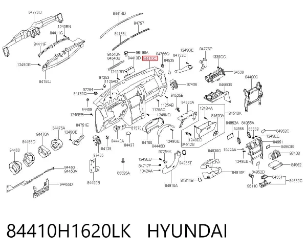 Торпедо 84410H1620LK Hyundai/Kia