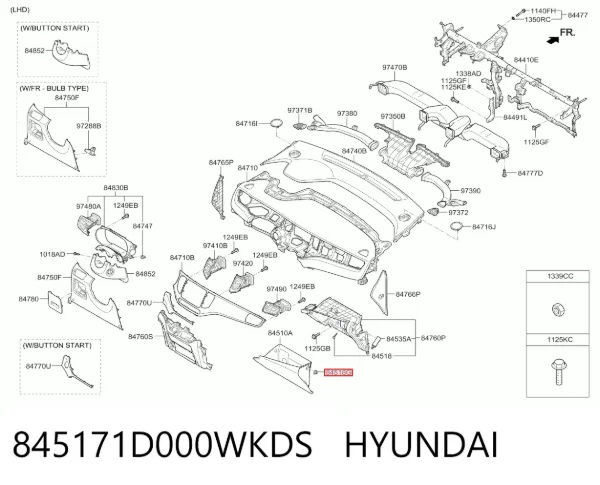  845171D000WKDS Hyundai/Kia