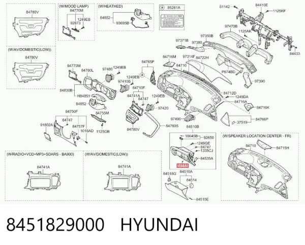  8451829000 Hyundai/Kia