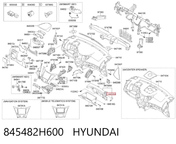  845482H600 Hyundai/Kia