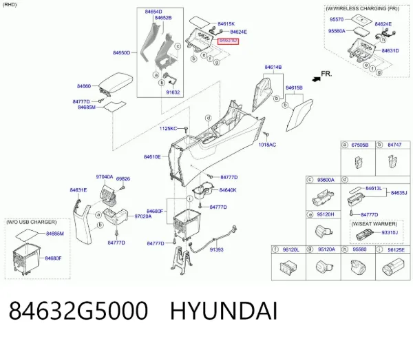  84632G5000 Hyundai/Kia