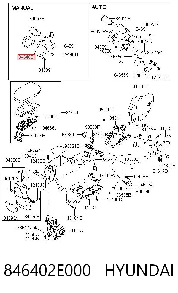  846402E000 Hyundai/Kia