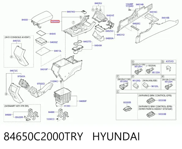  84650C2000TRY Hyundai/Kia