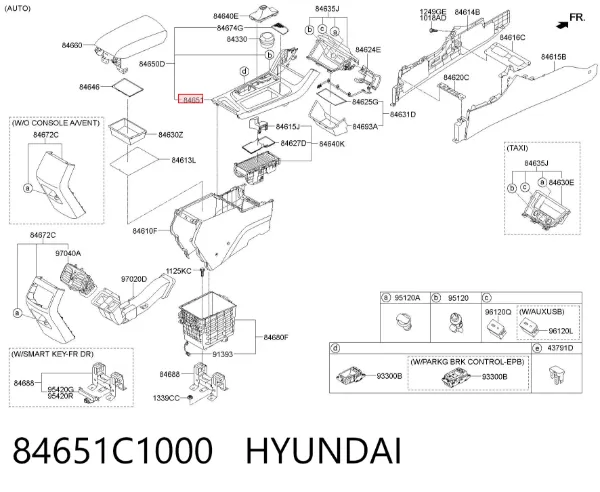  84651C1000 Hyundai/Kia