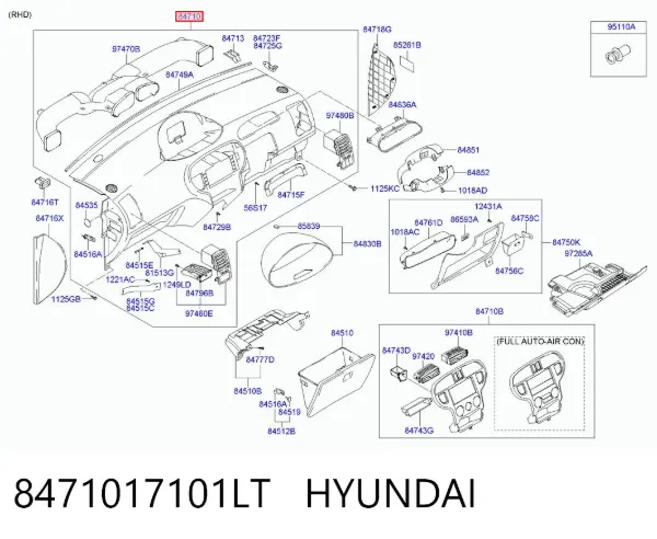 Торпедо 8471017101LT Hyundai/Kia