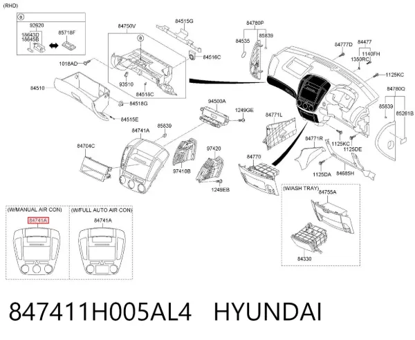  847411H005AL4 Hyundai/Kia