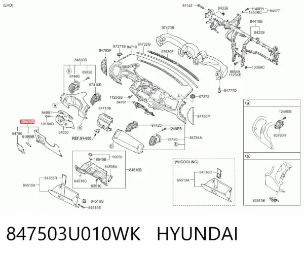  847503U010WK Hyundai/Kia