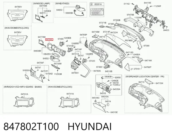  847802T100 Hyundai/Kia