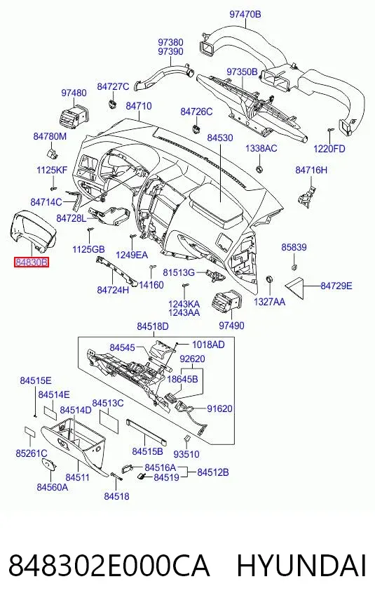  848302E000CA Hyundai/Kia