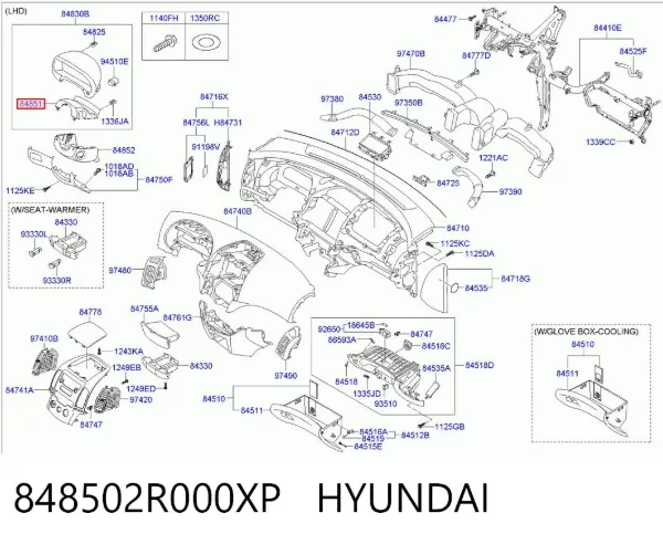  848502R000XP Hyundai/Kia