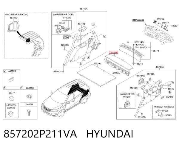  857202P211VA Hyundai/Kia