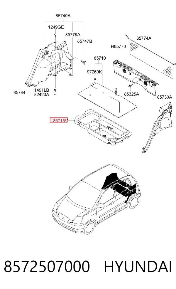  8572507000 Hyundai/Kia