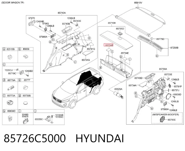  85726C5000 Hyundai/Kia