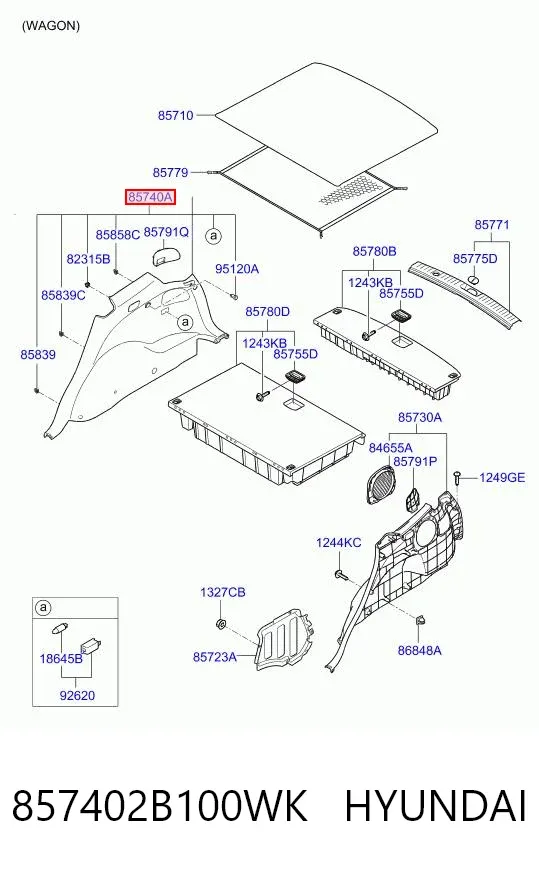  857402B100WK Hyundai/Kia