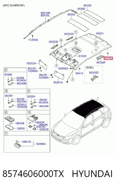 Пистон (клип) крепления бампера заднего HYUNDAI 8574606000TX
