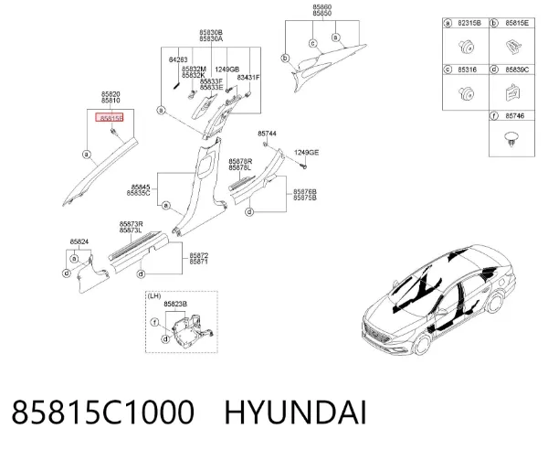  85815C1000 Hyundai/Kia