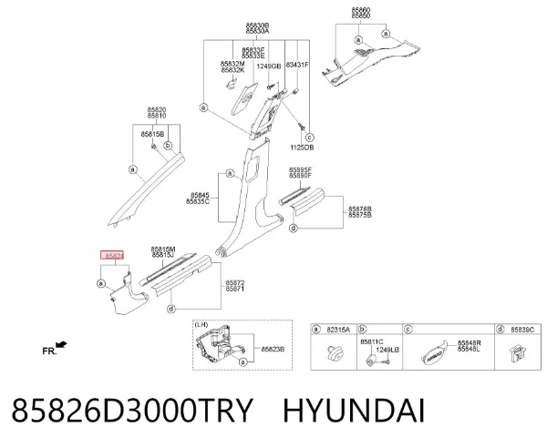  85826D3000TRY Hyundai/Kia