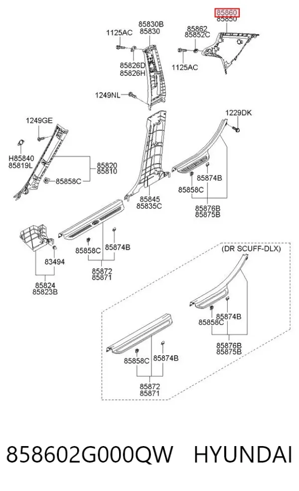  858602G000QW Hyundai/Kia