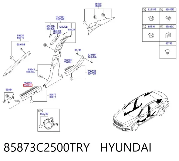  85873C2500TRY Hyundai/Kia
