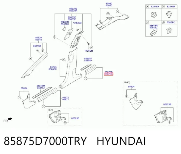 85875D7000TRY Hyundai/Kia