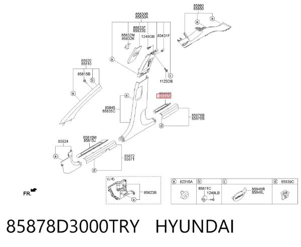  85878D3000TRY Hyundai/Kia