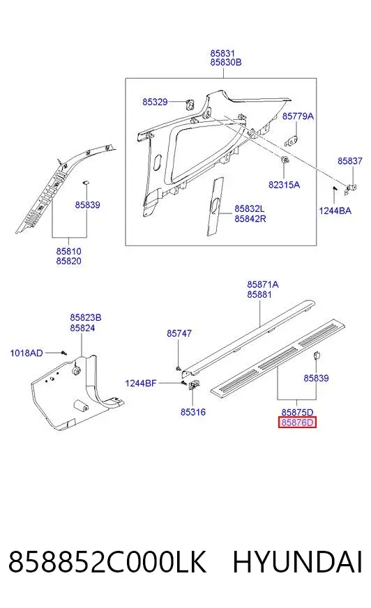  858852C000LK Hyundai/Kia
