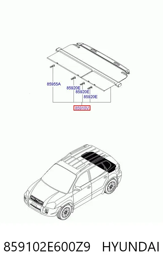  859102E600Z9 Hyundai/Kia