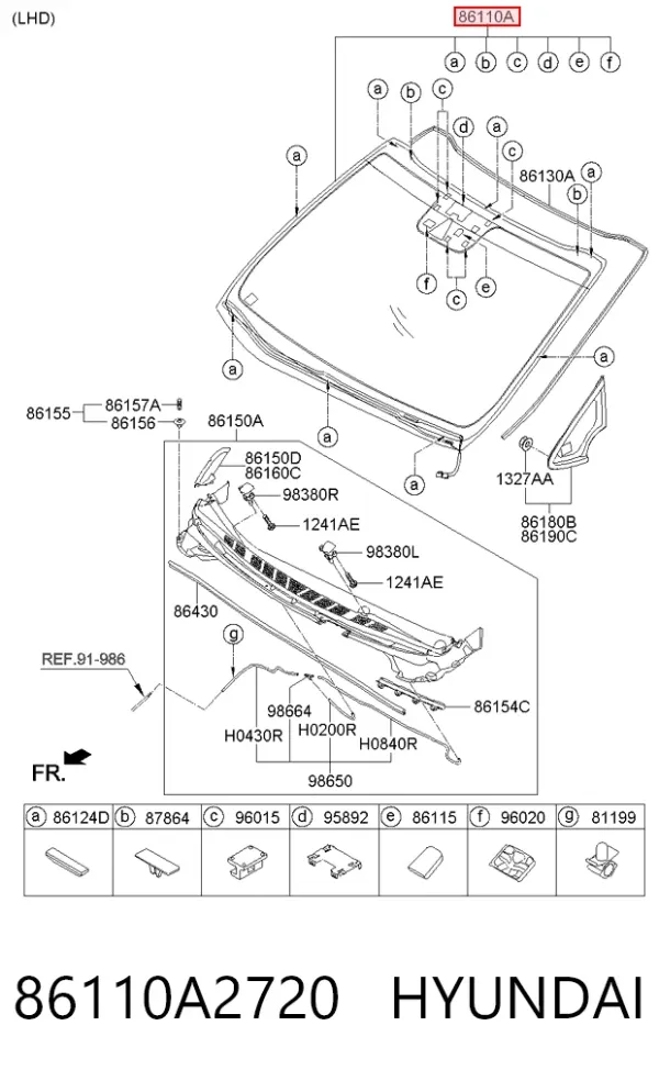 Лобовое стекло ST402461 Nordglass