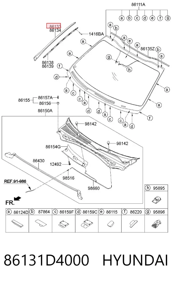  86131D4000 Hyundai/Kia