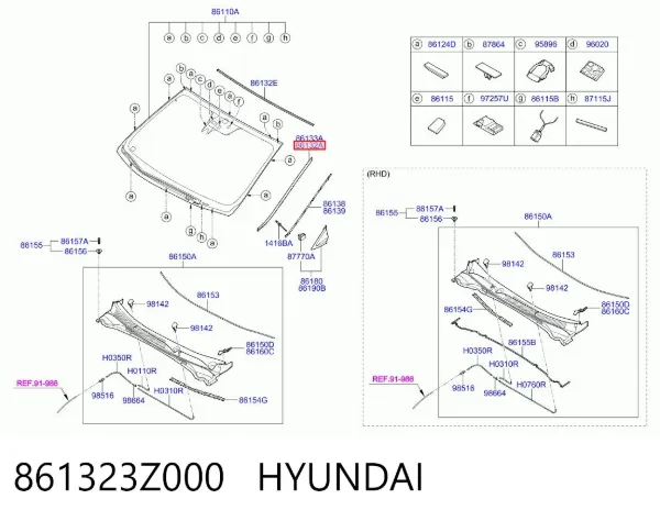  861323Z000 Hyundai/Kia