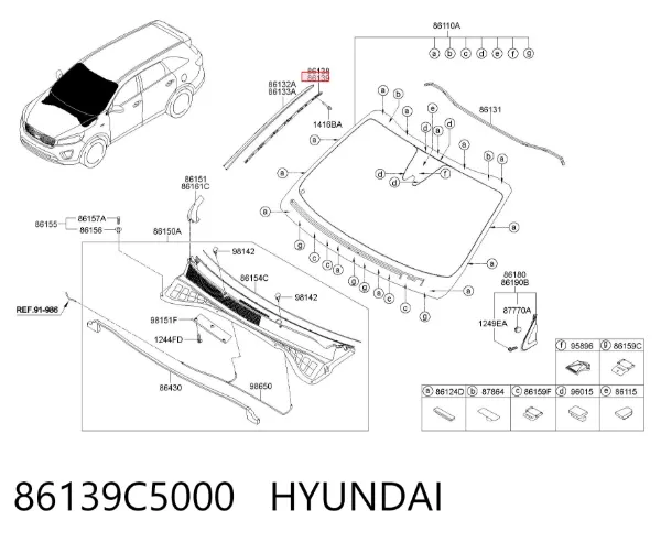  86139C5000 Hyundai/Kia