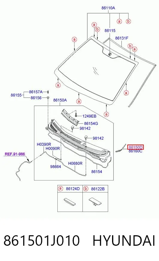  861501J010 Hyundai/Kia