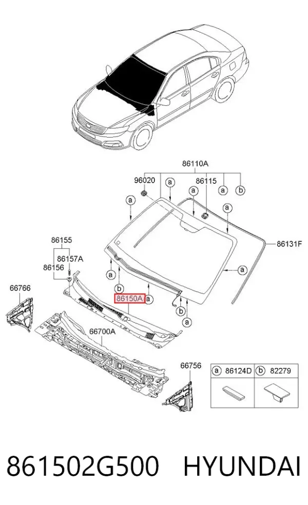  861502G500 Hyundai/Kia