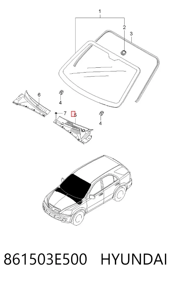  861503E500 Hyundai/Kia