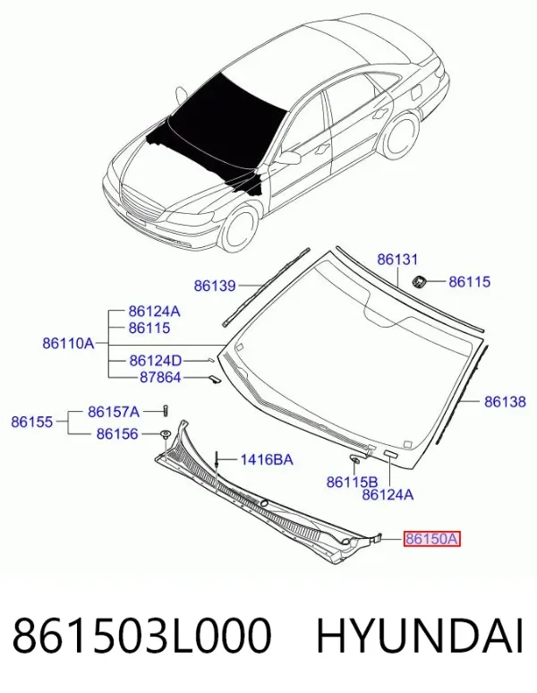  861503L000 Hyundai/Kia