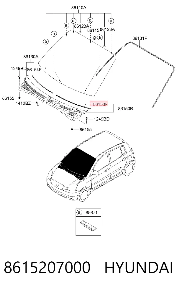  8615207000 Hyundai/Kia