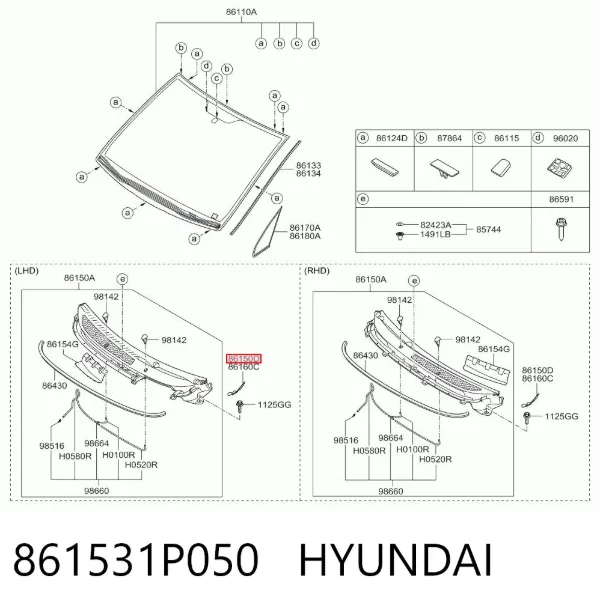  861531P050 Hyundai/Kia